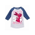 thumbnail image 1 of Awkward Styles It is My 5th Birthday T-shirt Pink Bunny Toddler Raglan Shirt Birthday Girl Tee, 1 of 4
