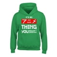 thumbnail image 1 of Awkward Styles It's An Anime Thing You Wouldn't Understand Hoodies for Kids Anime Hooded Youth Sweatshirt Japanese Animation, 1 of 4