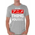 thumbnail image 1 of Awkward Styles It's An Anime Thing You Wouldn't Understand T-Shirt Anime T Shirts for Men Japanese Animation, 1 of 4