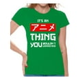 thumbnail image 1 of Awkward Styles It's An Anime Thing You Wouldn't Understand T-Shirt Anime T Shirts for Women Japanese Animation, 1 of 4