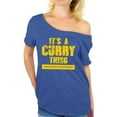 thumbnail image 1 of Awkward Styles It's a Curry Thing Off Shoulder Shirt for Women Spiced Oversized Shirts for Ladies Women Fashion Sauce Tshirt Indian T-Shirt for Her Curry Shirts Text Off The Shoulder T-Shirt, 1 of 4