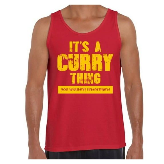 Awkward Styles It's a Curry Thing Tank Top for Men Spiced Tanks for Men Men's Fashion Collection Sauce Tank Top for Dad Indian Curry T-Shirt for Men Gifts for Husband It's a Curry Thing Shirts