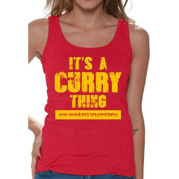 Awkward Styles It's a Curry Thing Tanks for Women Spiced Tank Top for Ladies Women Fashion Collection Sauce Tshirt for Mom Indian Curry T-Shirt for Her Gifts for Wife It's a Curry Thing Shirts
