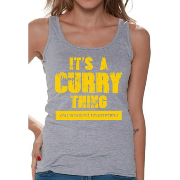 Awkward Styles It's a Curry Thing Tanks for Women Spiced Tank Top for Ladies Women Fashion Collection Sauce Tshirt for Mom Indian Curry T-Shirt for Her Gifts for Wife It's a Curry Thing Shirts