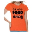 thumbnail image 1 of Awkward Styles It's Not a Food Baby Tshirt for Women I'm Pregnant Shirts Pregnancy Clothes for Ladies Womens Pregnancy Announcement T-Shirt for Ladies Pregnancy T-Shirt for Her Pregnancy Reveal Shirt, 1 of 4