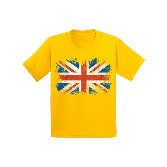 Awkward Styles Jack Flag Youth T Shirt Union Jack Kids T-Shirt English Shirt I Love England Shirt New England T Shirt Cute Shirt for Girls Boys T Shirt Kids Clothing United Kingdom Gifts