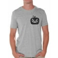 thumbnail image 1 of Awkward Styles Jack-O'-Lantern Pumpkin Pocket Tshirt Halloween Pumpkin T Shirt Halloween Shirt for Men Gifts for Halloween Spooky Shirt Scary Pumpkin Tshirt Men's Halloween T-Shirt Pumpkin Face Shirt, 1 of 4