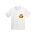 thumbnail image 1 of Awkward Styles Jack O'Lantern Pumpkin Shirt for Kids Halloween Pumpkin Pocket Shirt for Children Spooky Pumpkin Face Tee Cute and Easy Pumpkin Halloween Costume for Youth, 1 of 4