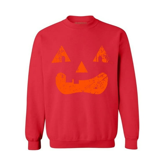 Awkward Styles Jack-O'-Lantern Pumpkin Sweatshirt Halloween Sweater for Men and Women Day Of the Dead Outfit Holiday Gifts Dia de los Muertos Sweater Pumpkin Face Sweatshirt Halloween Party Gifts