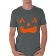 thumbnail image 1 of Awkward Styles Jack-O'-Lantern Pumpkin Tshirt Halloween Shirts for Men Holiday Gifts Halloween Pumpkin Shirt Dia de los Muertos Tshirt Pumpkin Face T Shirt Trick or Treat Men's Shirt Halloween Party, 1 of 4