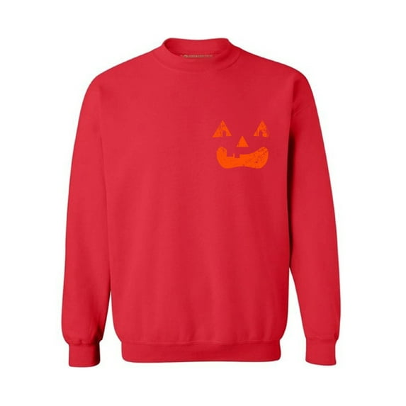 Awkward Styles Jack-O'-Lantern Sweatshirt Jack-O'-Lantern Pumpkin Sweater Women's Halloween Sweatshirt Halloween Pumpkin Sweater for Men Spooky Gifts for Halloween Scary Pumpkin Sweatshirt Unisex