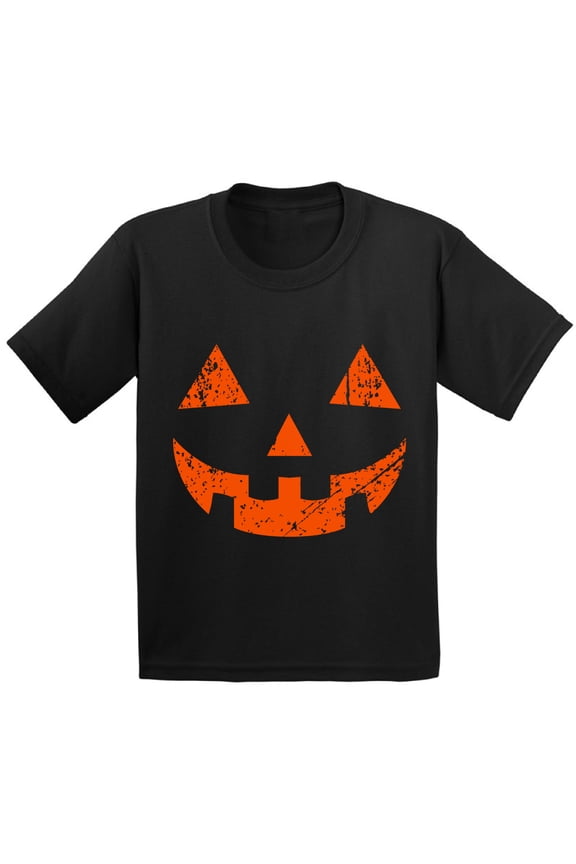 Halloween Shirts for Kids Spooky Jack O' Halloween Graphic Pumpkin Design Trick or Treat Family Fun Holiday Shirts Pumpkin Party Shirt for Youth Funny Tee