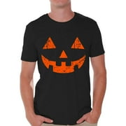 Awkward Styles Jack-O'-Lantern Tshirt Halloween Shirt for Men Halloween Party T Shirt Trick Or Treat Family Shirt Holiday Gifts for Him Pumpkin Face Tshirt Halloween Pumpkin Outfit Pumpkin Shirts