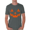thumbnail image 1 of Awkward Styles Jack-O'-Lantern Tshirt Halloween Shirt for Men Halloween Party T Shirt Trick Or Treat Family Shirt Holiday Gifts for Him Pumpkin Face Tshirt Halloween Pumpkin Outfit Pumpkin Shirts, 1 of 4