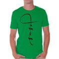 thumbnail image 1 of Awkward Styles Jesus Black T Shirt for Men Christian Mens Shirts Christian Clothes for Men Following Jesus T-Shirt Black Tshirt for Men Christian Gifts Jesus Shirts Jesus Clothing Collection for Men, 1 of 4