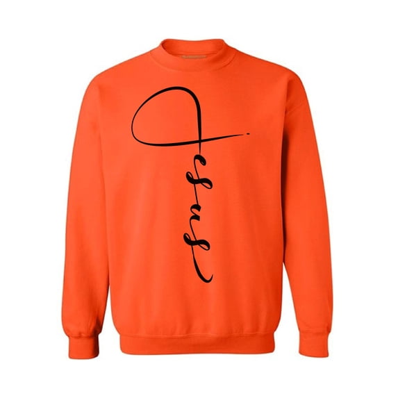 Awkward Styles Jesus Clothes Collection Black Crewneck for Women Jesus Sweater for Men Christian Gifts for Her Jesus Outfit for Men and Women Jesus Unisex Crewneck Christian Crewneck for Him