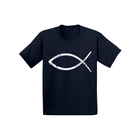 Awkward Styles Jesus Infant Shirt Fish Shirt for Kids Christian T-Shirt for Boys Christian Shirts for Girls Jesus T-Shirt for Children Christian Gifts for Little One Jesus Clothing for Children