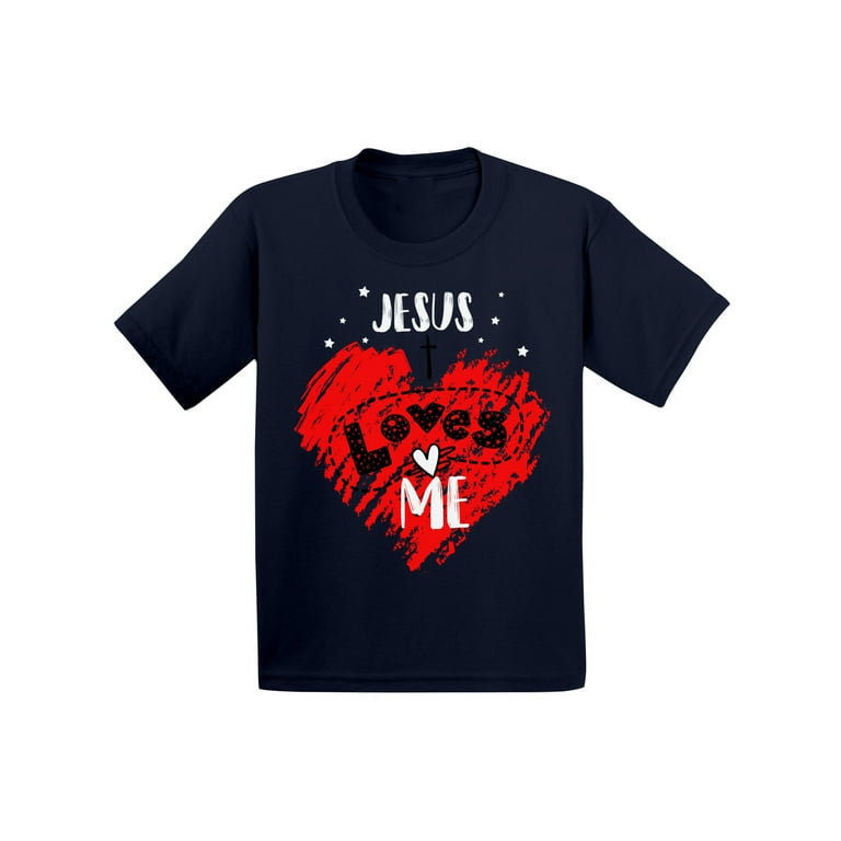 Jesus Loves Me Trendy Front and Back Print T Shirts Jesus Loves Me Trendy Front and Back Print T Shirts