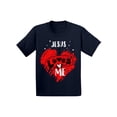 thumbnail image 1 of Awkward Styles Jesus Loves Me Toddler Shirt Cute Birthday Gifts Christian Shirts for Kids Jesus Shirt Religious Tshirts for Boys Religious Tshirts for Girls Gifts for God Lover Religious Holiday, 1 of 4