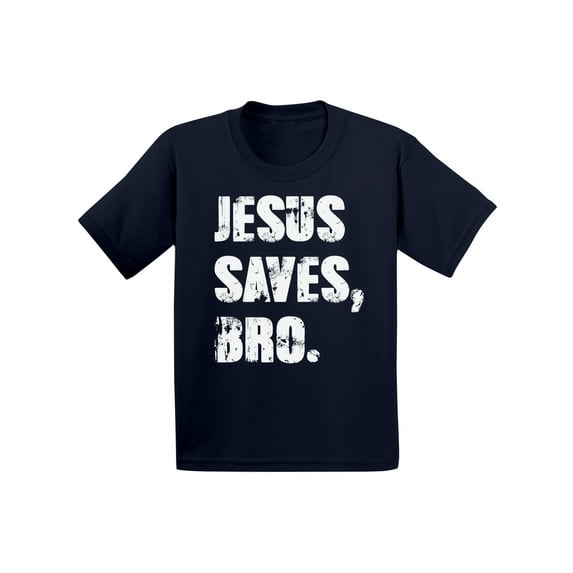Awkward Styles Jesus Saves Bro Infant Shirt Jesus Shirt for Kids Christian T Shirt for Boys Shirts for Girls Jesus T-Shirt for Children Christian Gifts Christ Clothes Jesus Saves Bro Shirt for Kids