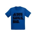 thumbnail image 1 of Awkward Styles Jesus Saves Bro Infant T Shirt Black Shirt for Kids Christian T Shirt for Boys Shirts for Girls Jesus T-Shirt for Children Christian Gifts Christ Clothes Jesus Saves Bro Shirt for Kids, 1 of 4
