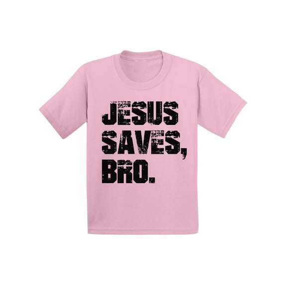 Awkward Styles Jesus Saves Bro Infant T Shirt Black Shirt for Kids Christian T Shirt for Boys Shirts for Girls Jesus T-Shirt for Children Christian Gifts Christ Clothes Jesus Saves Bro Shirt for Kids
