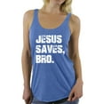 thumbnail image 1 of Awkward Styles Jesus Saves Bro Racerback Tank Tops for Women Christian Clothes for Ladies Jesus Womens Racerback Tank Top Jesus Clothing Jesus Tanks T Shirt for Her Jesus Saves Bro Ladies Shirt, 1 of 4