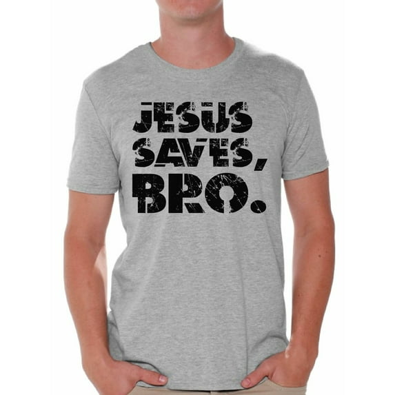 Awkward Styles Jesus Saves Bro Shirt for Men Black Mens Shirts Christian Clothes for Men Jesus Christ is the Lord Christian Cute Birthday Gifts Jesus Shirts Jesus Clothing Jesus Saves Bro Mens Shirt