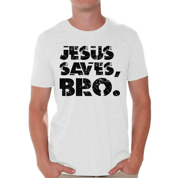 Awkward Styles Jesus Saves Bro Shirt for Men Black Mens Shirts Christian Clothes for Men Jesus Christ is the Lord Christian Cute Birthday Gifts Jesus Shirts Jesus Clothing Jesus Saves Bro Mens Shirt