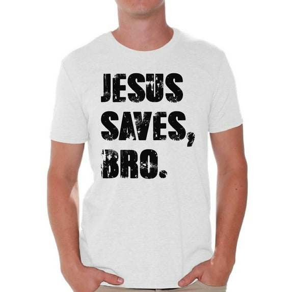 Awkward Styles Jesus Saves Bro T Shirt for Men Black Mens Shirts Christian Clothes for Men Jesus Christ is the Lord Christian Birthday Gifts Jesus Shirts Jesus Clothing Jesus Saves Bro Mens Shirt