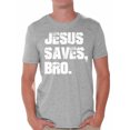 thumbnail image 1 of Awkward Styles Jesus Saves Bro T-Shirt for Men Christian Mens Shirts Christian Clothes for Men Jesus Christ is the Lord Christian Birthday Gifts Jesus Shirts Jesus Clothing Jesus Saves Bro Mens Shirt, 1 of 4