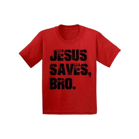 Awkward Styles Jesus Saves Bro Toddler T Shirt Black Shirt for Kids T Shirt for Boys Christian Shirts for Girls Jesus T-Shirt for Children Christian Gifts Jesus Saves Bro T-Shirt for Toddlers