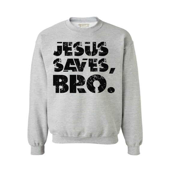 Awkward Styles Jesus Saves Unisex Crewneck Black Crewneck for Her Jesus Clothes Jesus Crewneck for Women Jesus Oversized Sweater for Men Christian Gifts Jesus Saves Bro Outfit for Men and Women