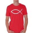 thumbnail image 1 of Awkward Styles Jesus T Shirt for Men Christian Mens Shirts Christian Fish Clothes for Men Team Jesus T-Shirt Fish Tshirt for Men Christian Gifts Jesus Shirts Jesus Clothing Collection for Men, 1 of 4