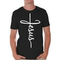 thumbnail image 1 of Awkward Styles Jesus T Shirt for Men Christian Mens White Shirts Jesus T-Shirt Christian Clothes for Men Jesus Clothing Collection for Men, 1 of 4