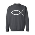 thumbnail image 1 of Awkward Styles Jesus Unisex Crewneck Christian Crewneck for Him Fish Clothes Collection Jesus Crewneck for Women Jesus Sweater for Men Christian Gifts for Her Jesus Outfit for Men and Women, 1 of 5