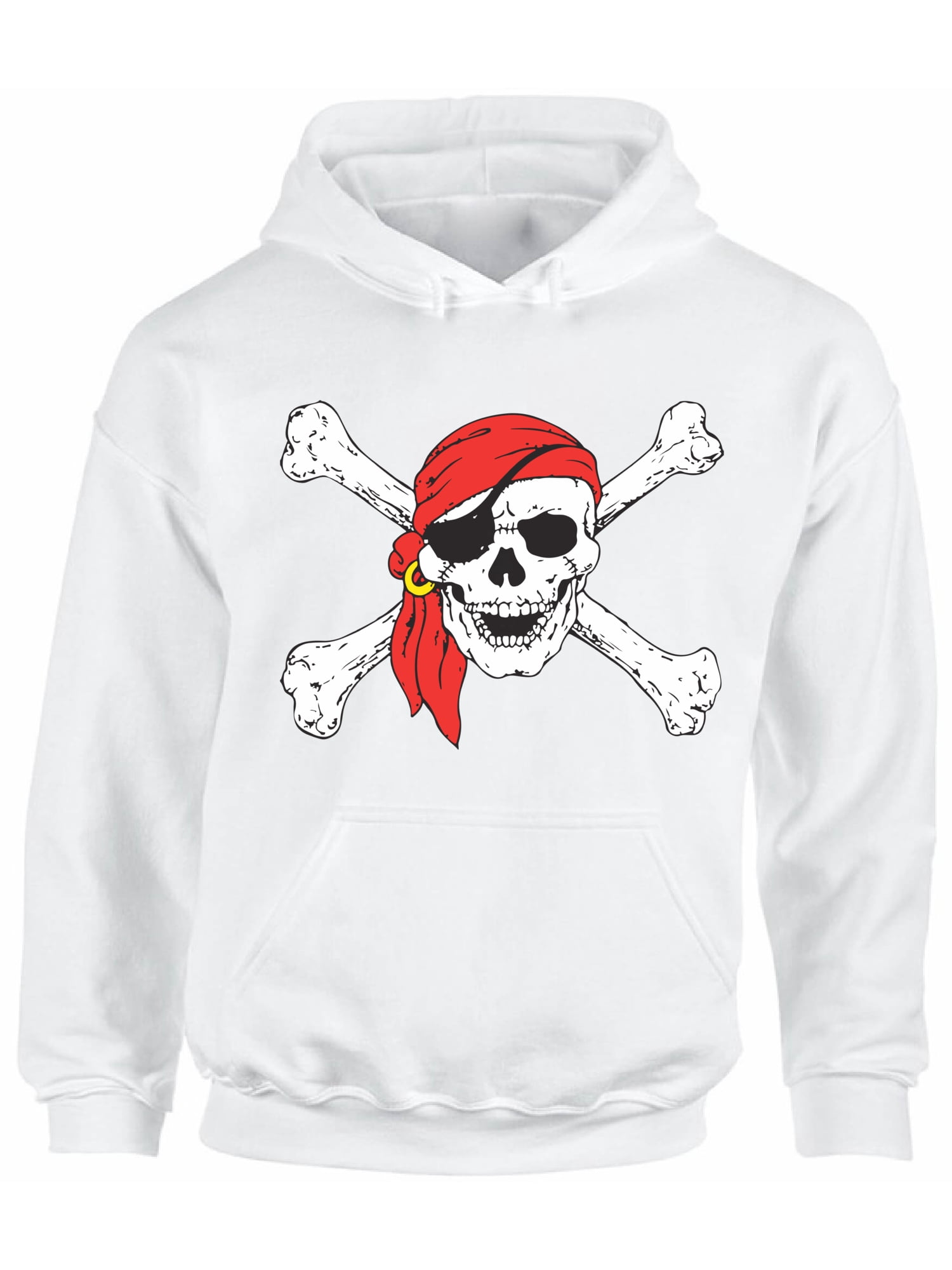 Hop Skull & Crossbones Zip Hoodie | – Hooded