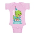 thumbnail image 1 of Awkward Styles Jurassic Park Clothes First Birthday Bodysuit Short Sleeve for Newborn Baby Dinosaur Gifts for 1 Year Old Dinosaur Themed Birthday 1st Birthday Outfit for Baby Boys and Baby Girls, 1 of 4
