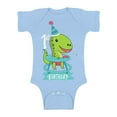 thumbnail image 1 of Awkward Styles Jurassic Park Clothes First Birthday Bodysuit Short Sleeve for Newborn Baby Dinosaur Gifts for 1 Year Old Dinosaur Themed Birthday 1st Birthday Outfit for Baby Boys and Baby Girls, 1 of 4