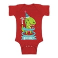 thumbnail image 1 of Awkward Styles Jurassic Park Clothes First Birthday Bodysuit Short Sleeve for Newborn Baby Dinosaur Gifts for 1 Year Old Dinosaur Themed Birthday 1st Birthday Outfit for Baby Boys and Baby Girls, 1 of 4