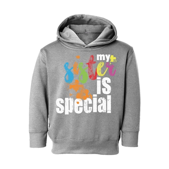 Awkward Styles Kid's Autism Toddler Hoodie for Girls My Sister Is Special Hooded Sweatshirt for Boys