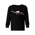 thumbnail image 1 of Awkward Styles Kid's Autism Toddler Long Sleeve Shirt for Girls Boys Dinosaur Puzzle T-shirt, 1 of 4
