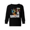 thumbnail image 1 of Awkward Styles Kid's Autism Toddler Long Sleeve Shirt for Girls Boys My Sister Is Special T-shirt, 1 of 4