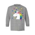 thumbnail image 1 of Awkward Styles Kid's Autism Youth Long Sleeve T-shirt for Girls Multicolored Unicorn Crewneck Tee for Boys, 1 of 4