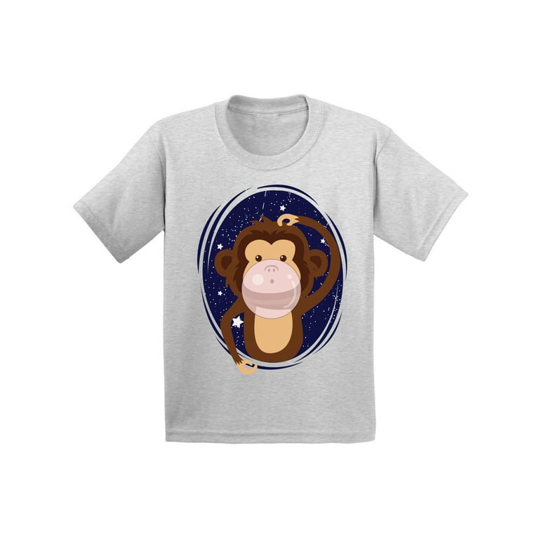Awkward Styles Kids Monkey Shirts Monkey Birthday T-shirt Cute
