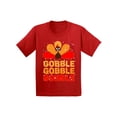 thumbnail image 1 of Awkward Styles Kids Thanksgiving Outfits Toddler Gobble Gobble T-shirt, 1 of 4