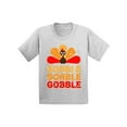 thumbnail image 1 of Awkward Styles Kids Thanksgiving Outfits Youth Gobble Gobble T-shirt, 1 of 4