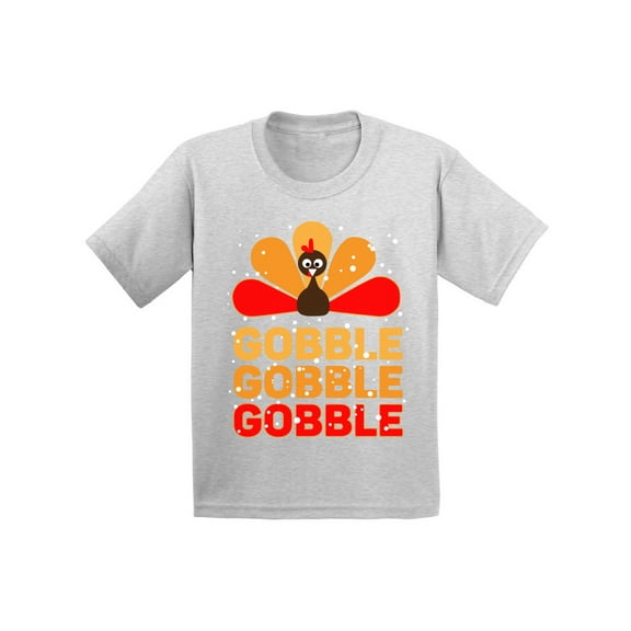 Awkward Styles Kids Thanksgiving Outfits Youth Gobble Gobble T-shirt