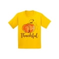 thumbnail image 1 of Awkward Styles Kids Thanksgiving Outfits Youth Thankful T-shirt, 1 of 4