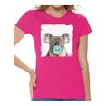 thumbnail image 1 of Awkward Styles Koala Chewing Blue Gum T Shirt Funny Koala Clothes T-Shirt for Woman Funny Animal Lovers Gifts for Her Koala Clothing Koala T Shirt Cute Animal T Shirt Koala Shirt Women T Shirt, 1 of 4